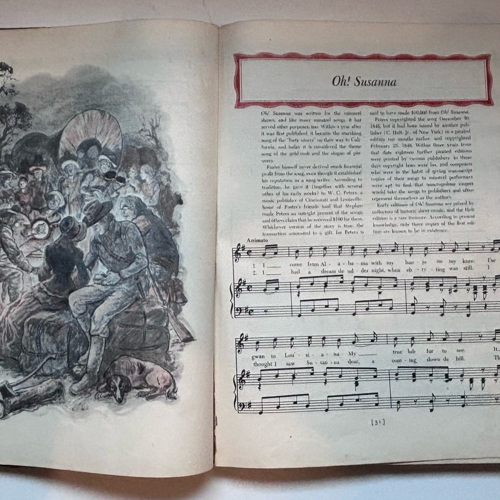A Treasury of Stephen Foster First Printing 1946 - Picture 8 of 16